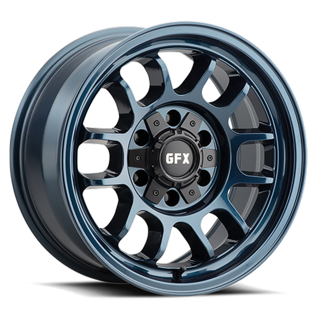 G-FX Wheels TR28 Metallic Blue 17x8.5 -6mm Offset 6x139.7 (6x5.5)