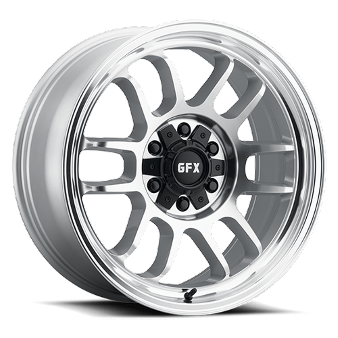 G-FX Wheels TR28 Silver Full Machine Face & Lip 18x9 18mm Offset 6x135,6x139.7 (6x5.5)