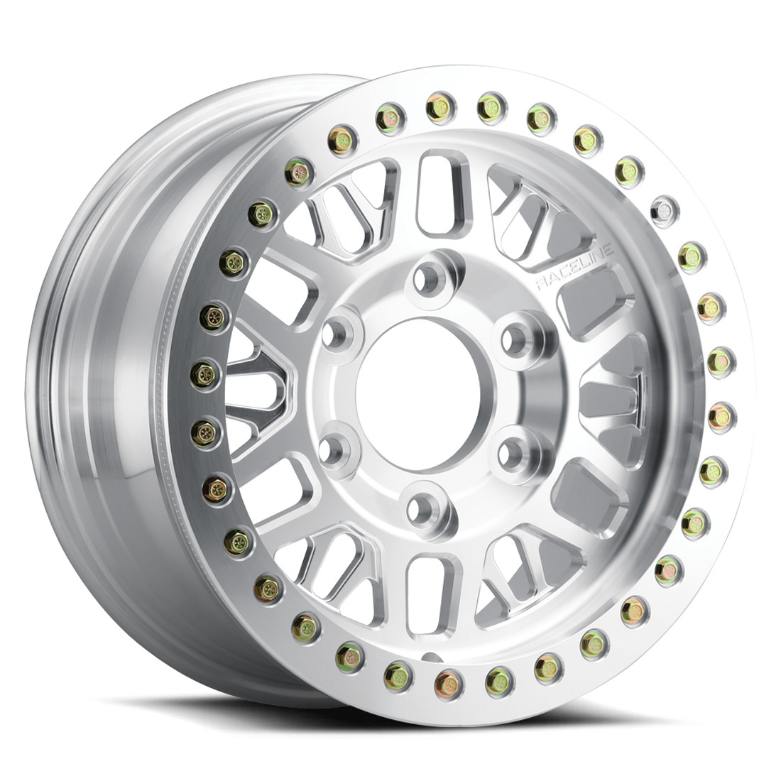 Raceline True Beadlock Wheels Ryno Forged RT951F Machined Raw 18x9 -12mm Offset 6x165.1 (6x6.5)