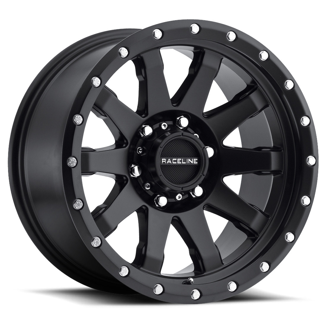 Raceline Wheels Clutch 934B Black 20x10 -19mm Offset 6x135