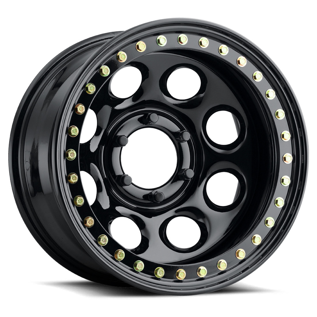 Raceline Wheels Rock 8 RT81 Gloss Black 17x9.5 -44mm Offset 5x127 (5x5)