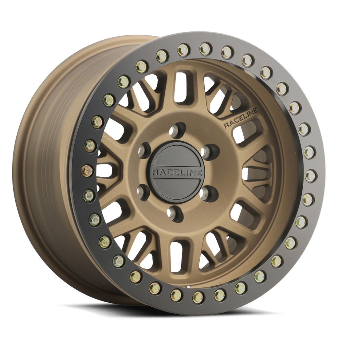 Raceline True Beadlock Wheels Ryno RT951 Bronze 17x9 -12mm Offset 6x135