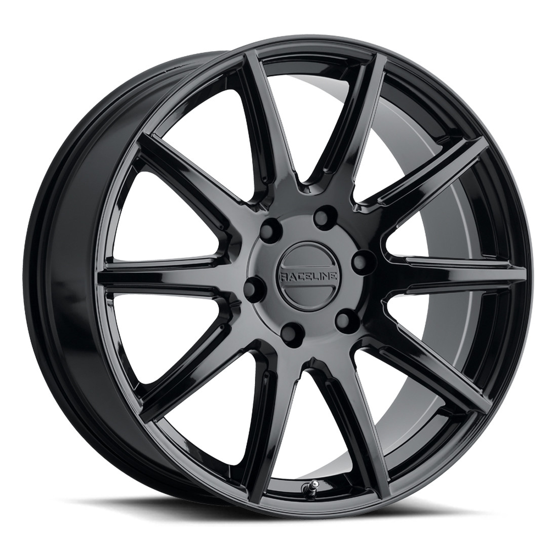 Raceline Wheels Spike 159B Gloss Black 18x8 35mm Offset 6x132