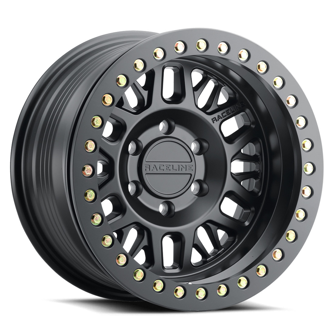 Raceline True Beadlock Wheels Ryno RT951 Satin Black 17x9 -38mm Offset 8x165.1 (8x6.5)