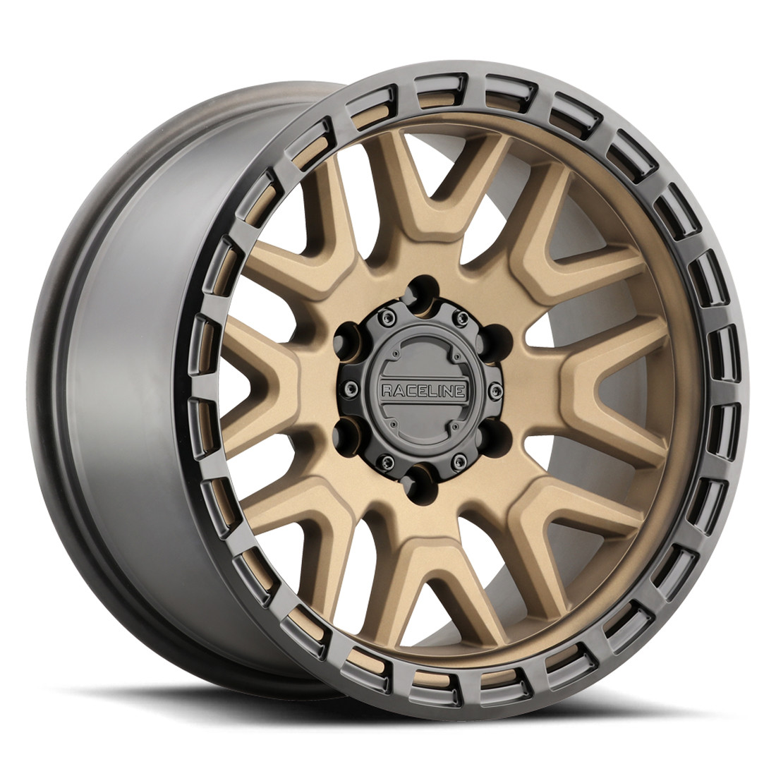 Raceline Wheels Krank 953BZ Matte Bronze 18x9 -12mm Offset 8x165.1 (8x6.5)
