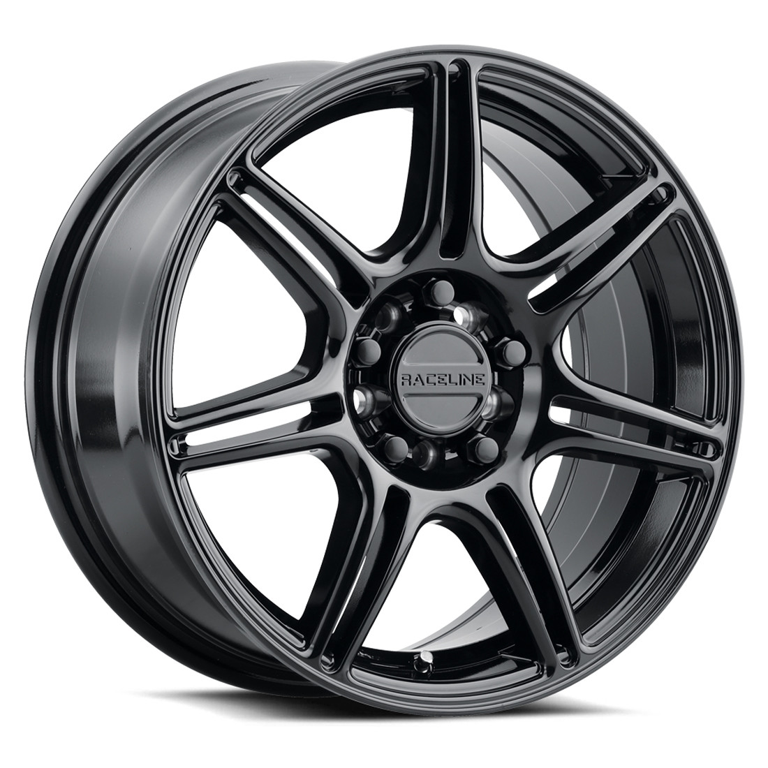 Raceline Wheels Apex 148B Gloss Black 16x7 40mm Offset 5x100,5x114.3 (5x4.5)