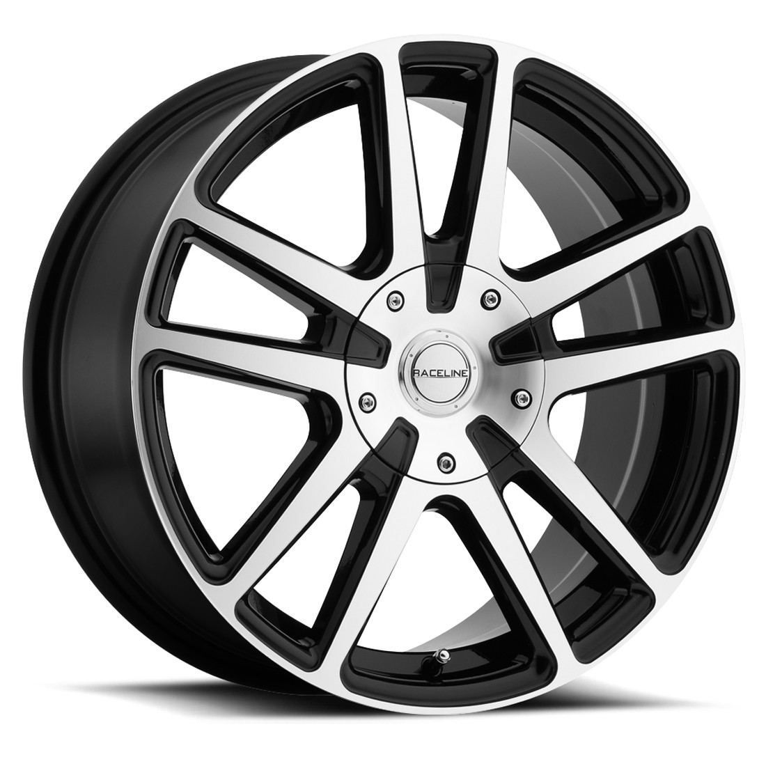 Raceline Wheels Encore 145M Satin Black Machined Face 15x7 40mm Offset 5x100,5x114.3 (5x4.5)