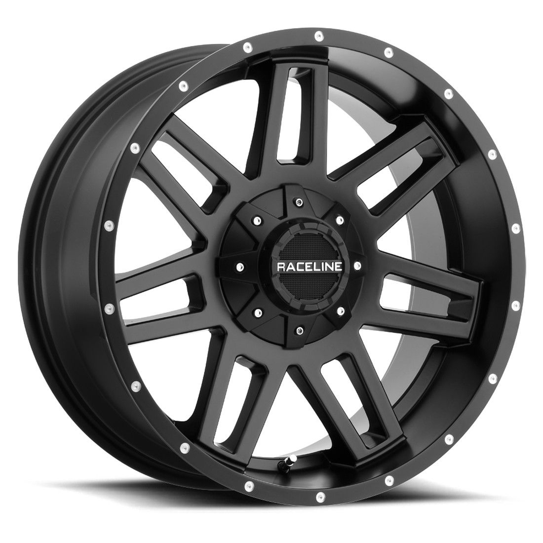 Raceline Wheels Injector 931B Satin Black 18x9 -12mm Offset 6x139.7 (6x5.5),6x135