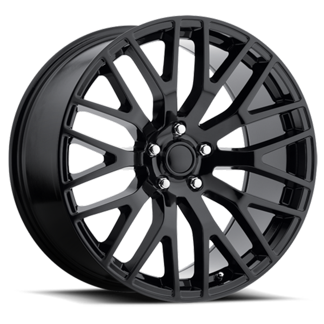 Voxx Replica Wheels PER Gloss Black 20x10 48mm Offset 5x114.3 (5x4.5)