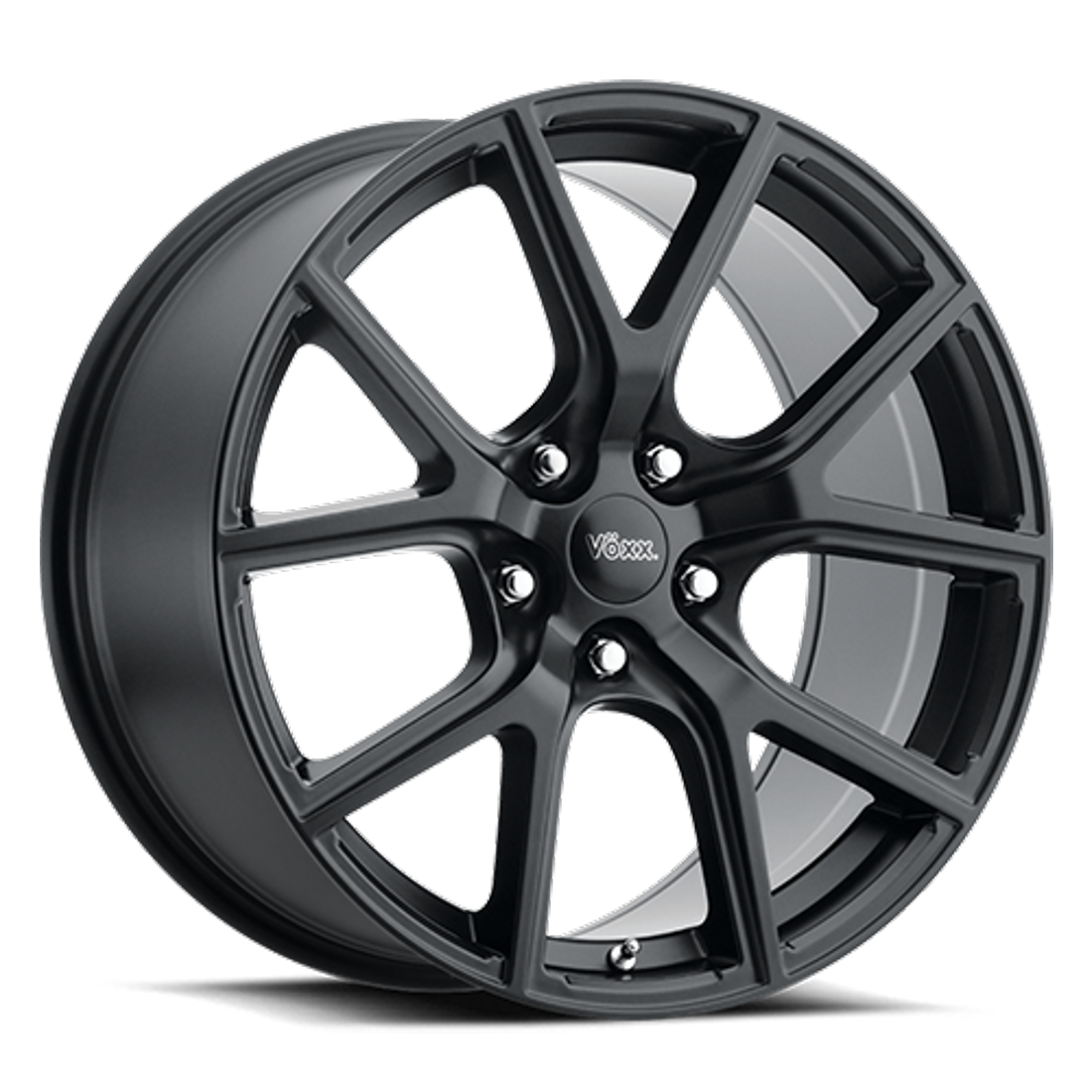 Voxx Replica Wheels HWK Matte Black 20x10 50mm Offset 5x127 (5x5)