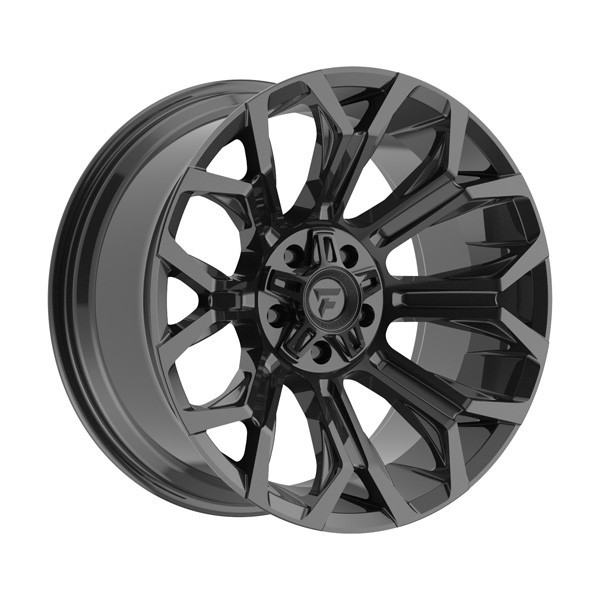 Fittipaldi Wheels FA21B Gloss Black 22x12 -44mm Offset 5x139.7 (5x5.5),5x150