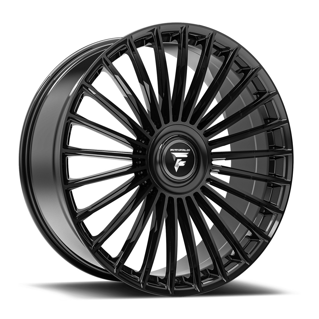 Fittipaldi Wheels FS370B Gloss Black 24x10 34mm Offset 5x127 (5x5),5x130