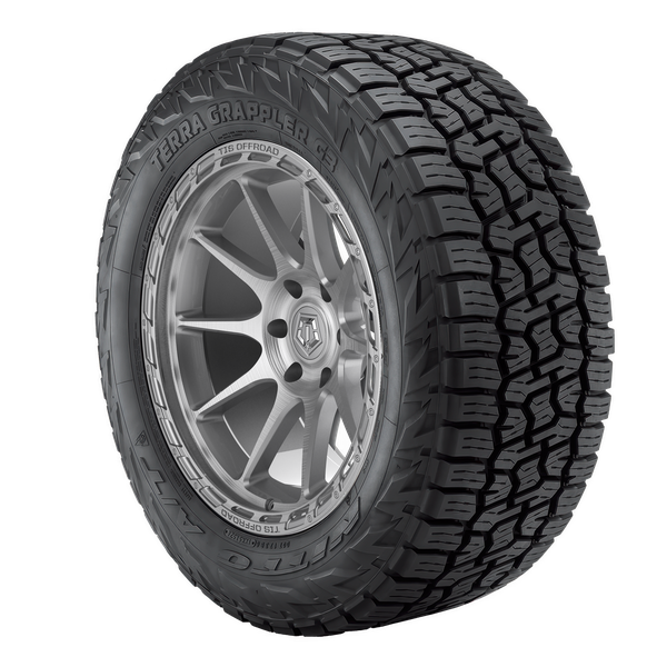 20x9 TIS 563BS Silver 275/55R20 Nitto Tires Terra Grappler G3 Wheel and Tire Package