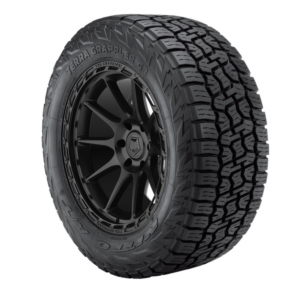20x9 TIS 563B All Black 295/65R20 Nitto Tires Terra Grappler G3