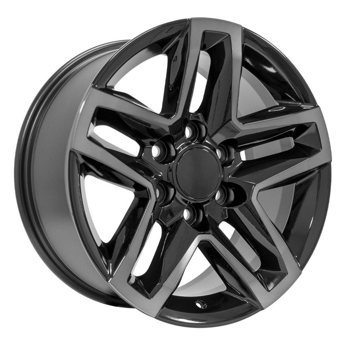 OE Wheels CV34 Gloss Black Machined Tinted 22x9 26mm Offset 6x139.7 (6x5.5)