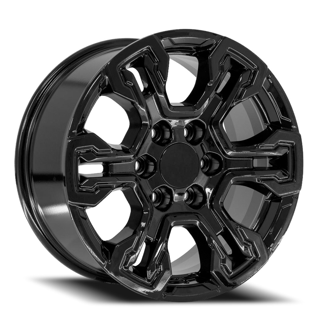 OE Wheels CV65 Gloss Black 18x8.5 26mm Offset 6x139.7 (6x5.5)