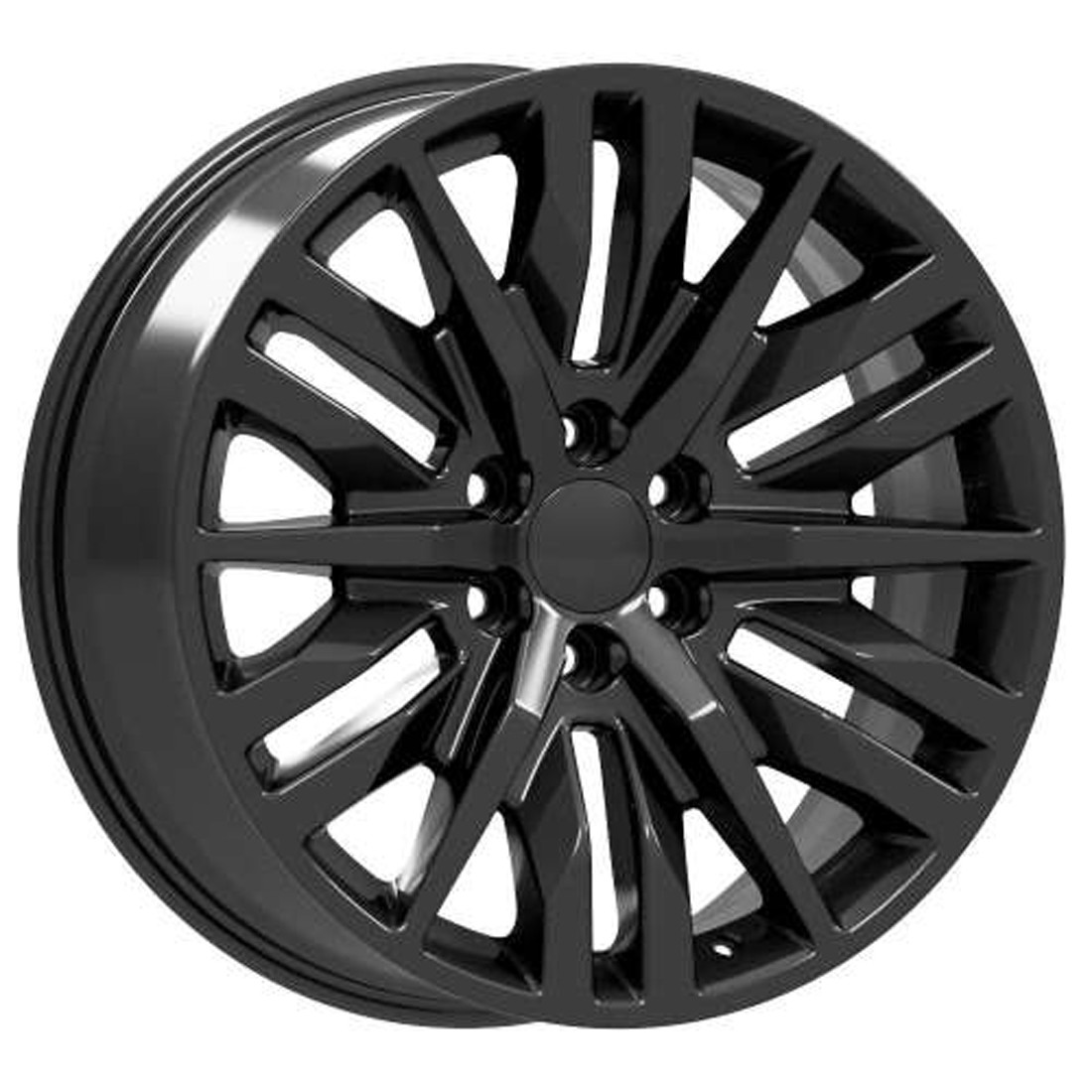 OE Wheels CV33 Gloss Black 24x10 28mm Offset 6x139.7 (6x5.5)