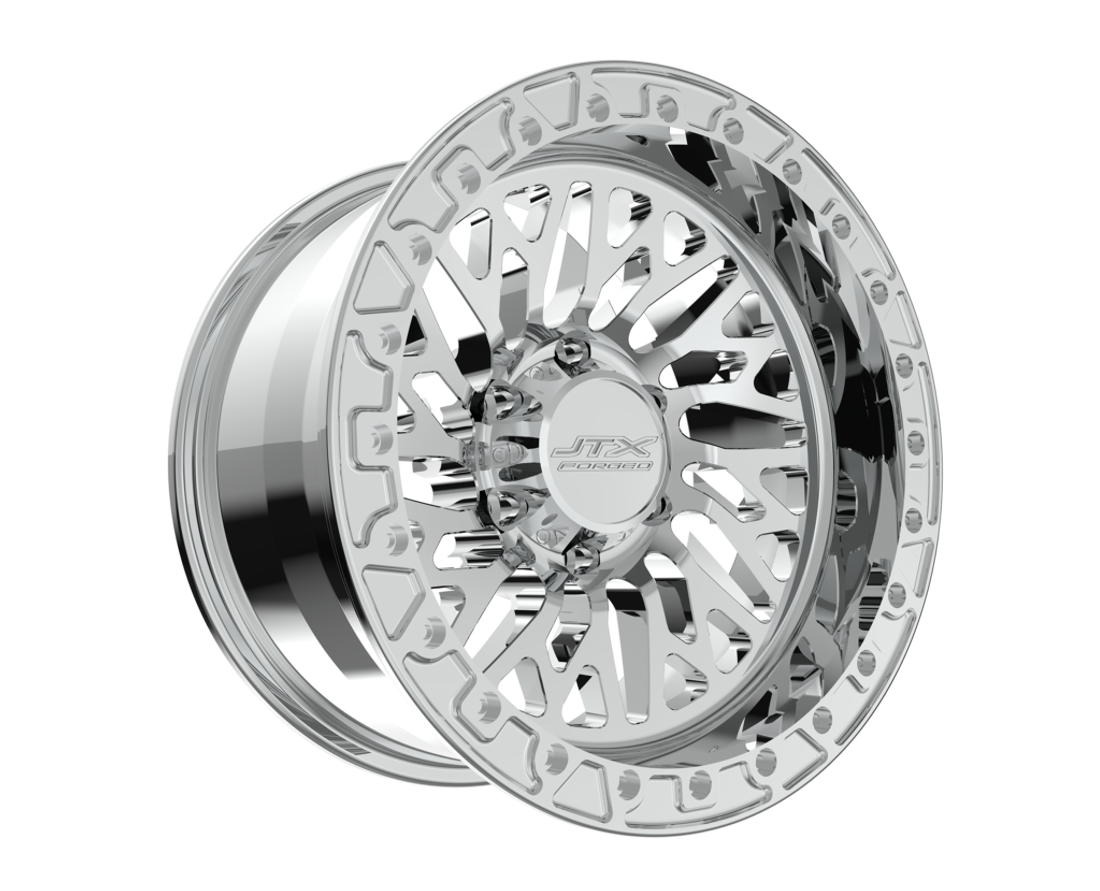 JTX Forged Wheels B-204 Polished 17x9 -13mm Offset 5x150