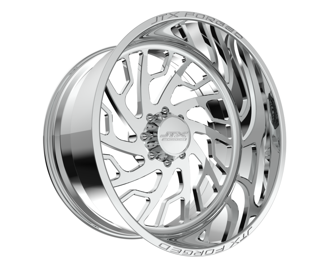 JTX Forged Wheels Felon Polished 26x14 -76mm Offset 5x135
