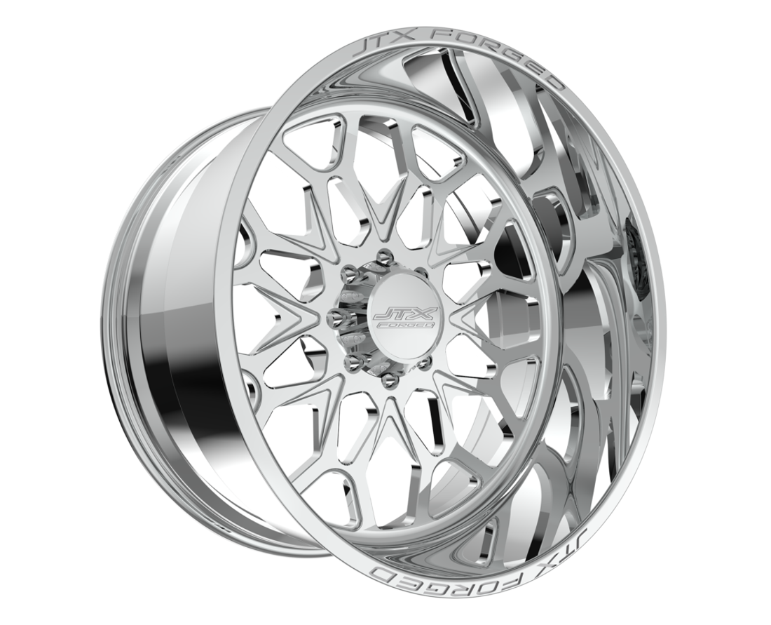 JTX Forged Wheels Bandit Polished 26x16 -101mm Offset 5x127 (5x5)