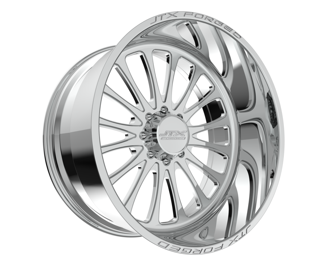 JTX Forged Wheels Infiniti Polished 24x10 -18mm Offset 5x135