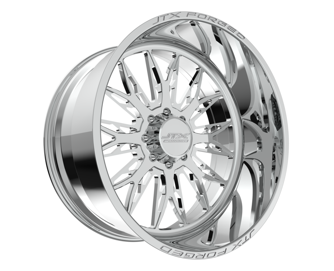 JTX Forged Wheels Widow Polished 26x14 -76mm Offset 5x139.7 (5x5.5)