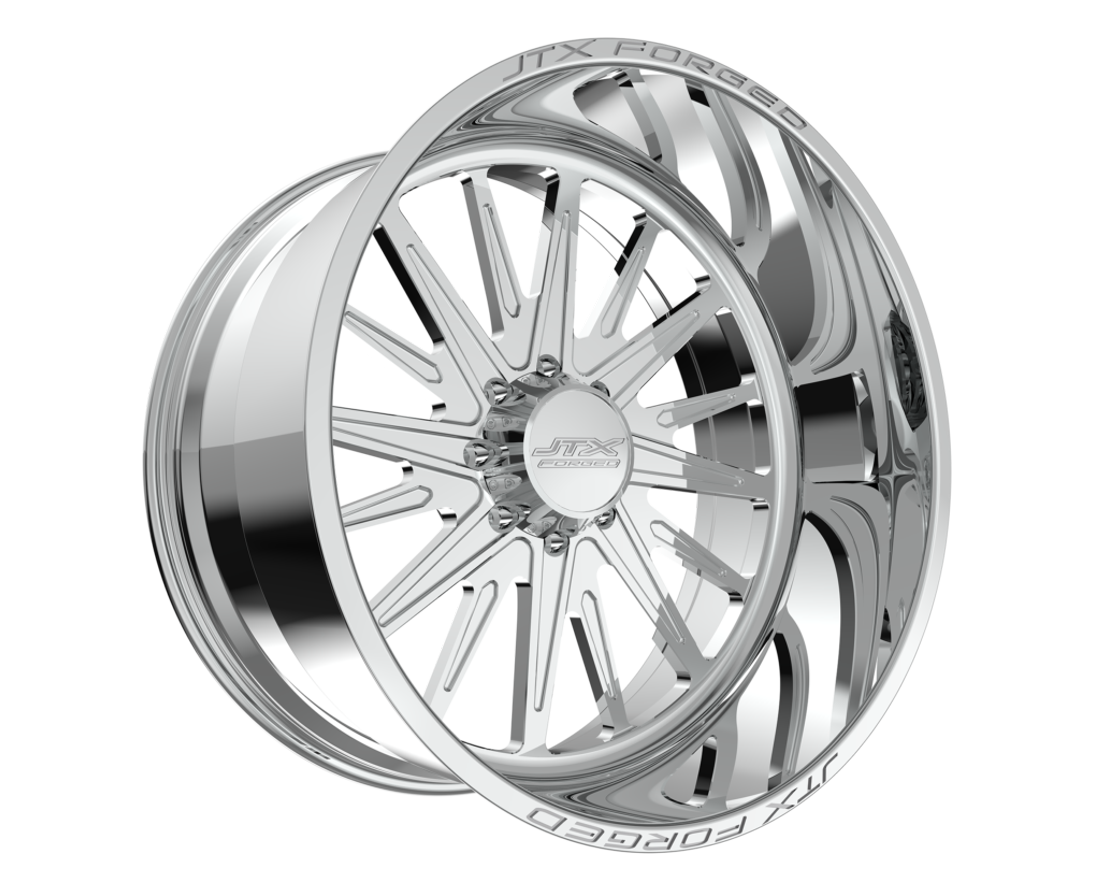 JTX Forged Wheels Chrono Polished 28x14 -76mm Offset 8x165.1 (8x6.5)