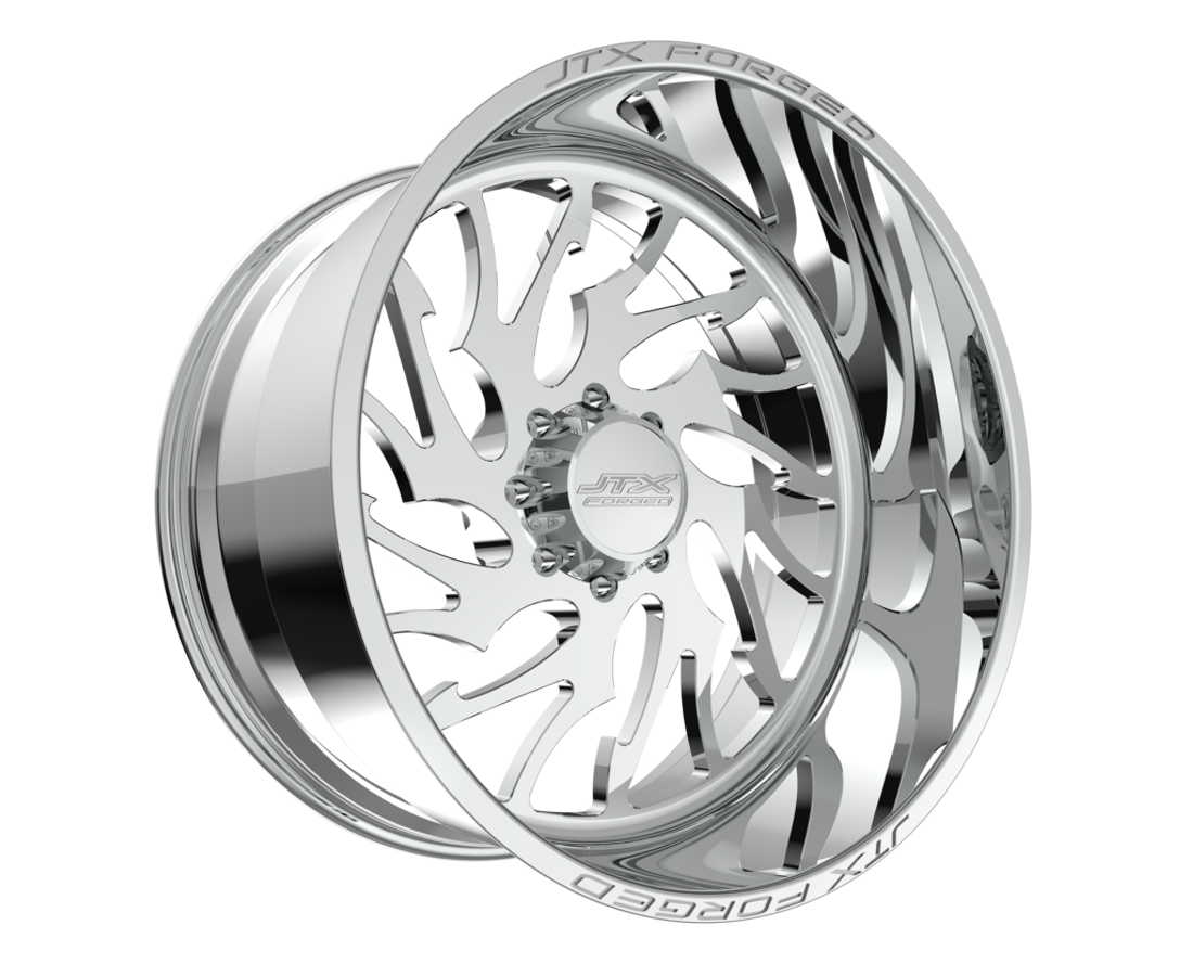 JTX Forged Wheels Cadaver Polished 26x14 -76mm Offset 5x135