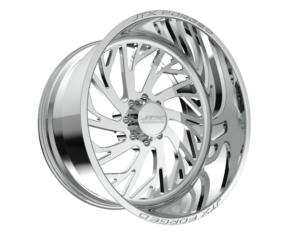 JTX Forged Wheels Surge Polished 22x14 -73mm Offset 6x135