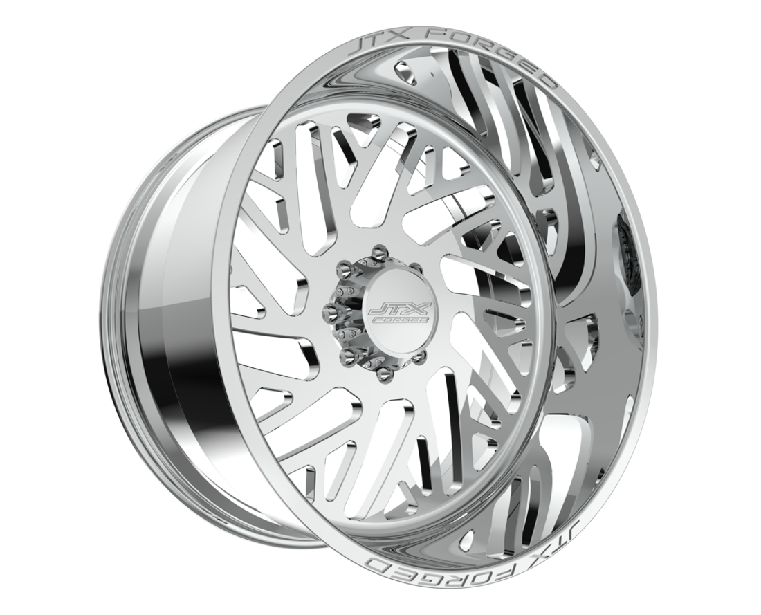 JTX Forged Wheels Game Polished 28x16 -101mm Offset 5x150