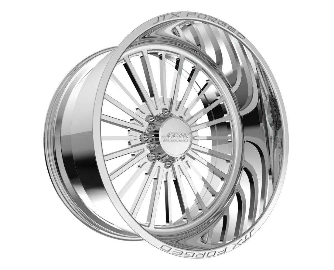 JTX Forged Wheels Suppressor Polished 26x14 -76mm Offset 6x135