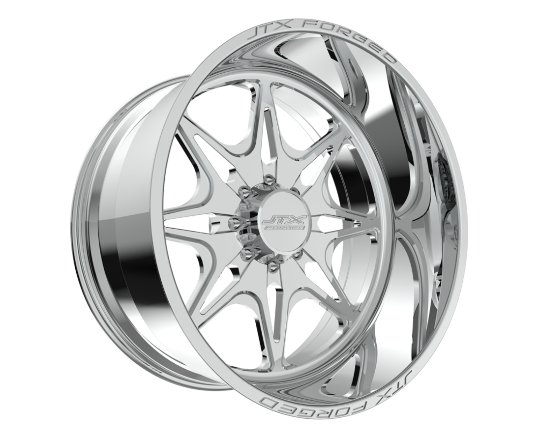 JTX Forged Wheels Manifest Polished 26x14 -76mm Offset 5x135