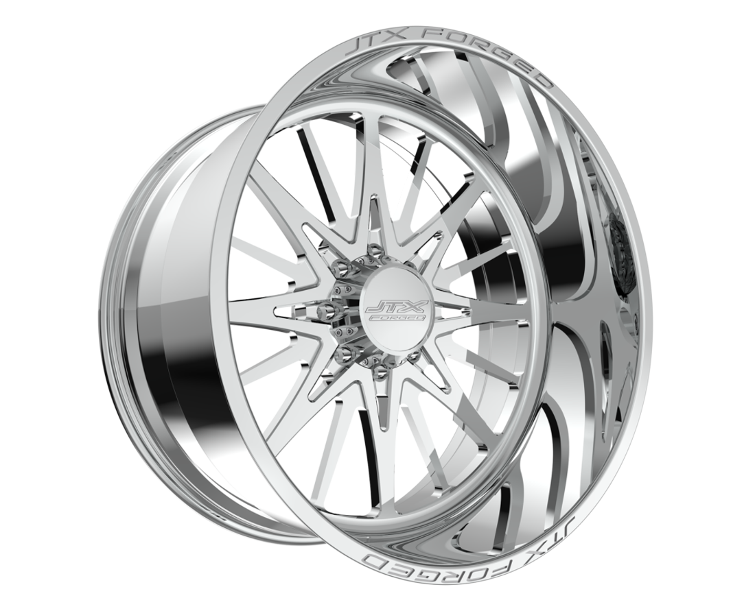 JTX Forged Wheels Commander Polished 24x16 -101mm Offset 8x180