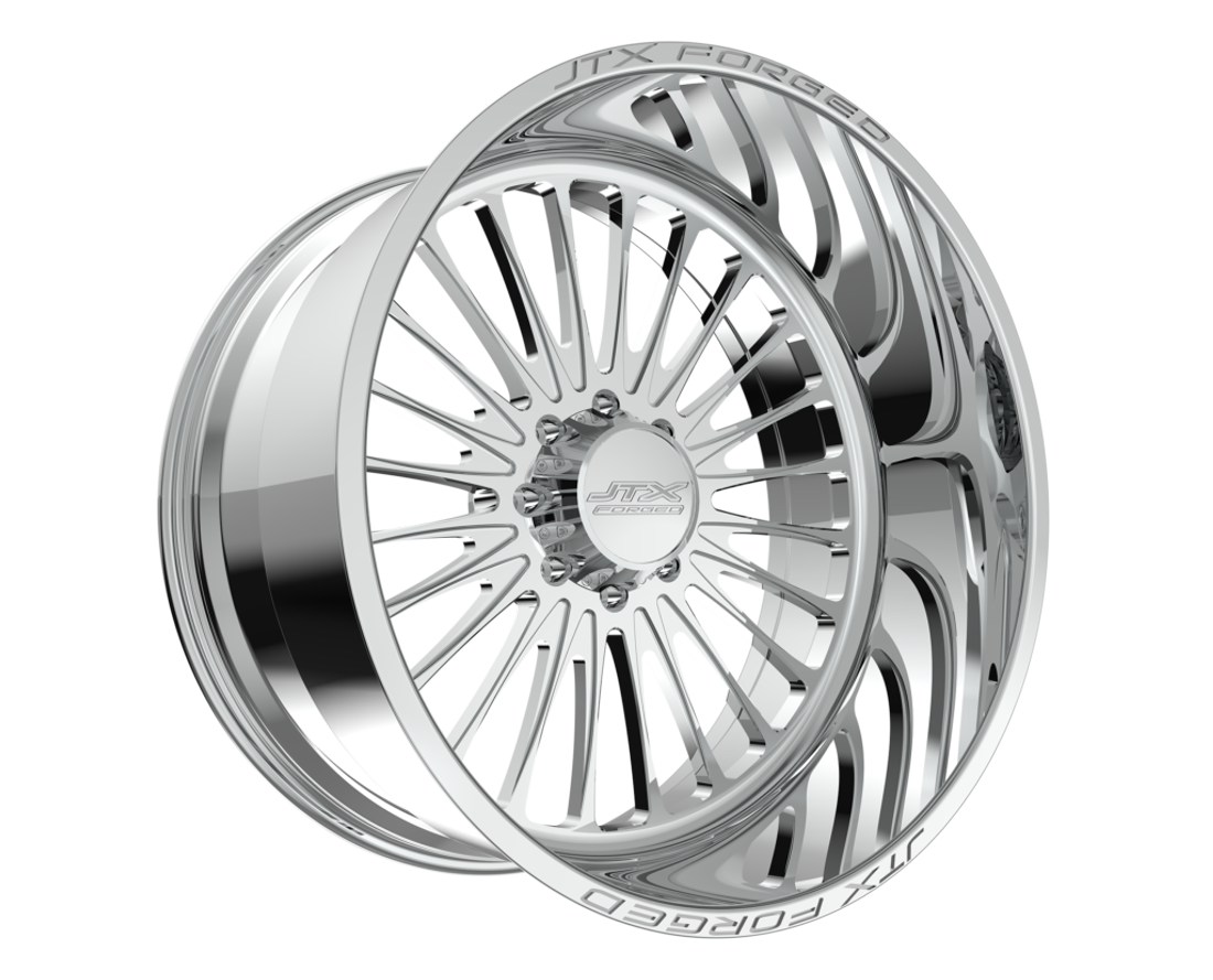 JTX Forged Wheels Scathe Polished 26x14 -76mm Offset 8x180