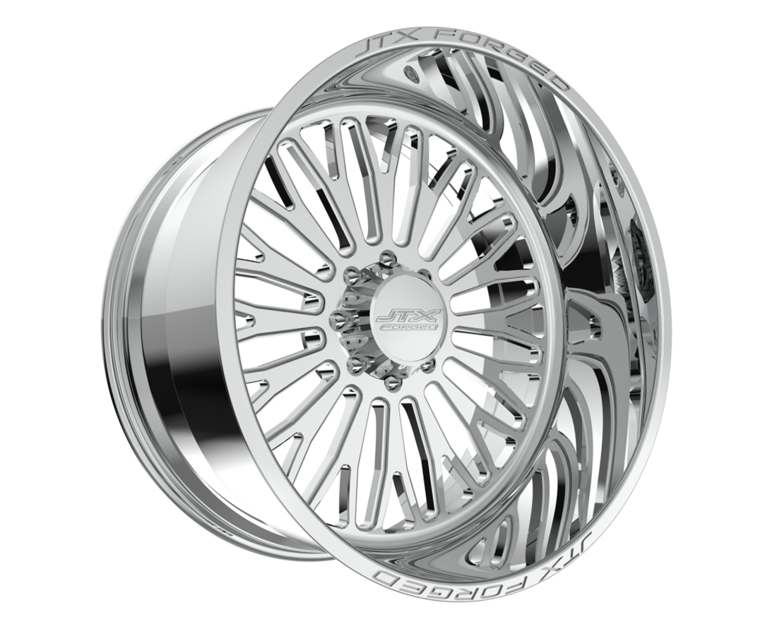 JTX Forged Wheels Botanic Polished 22x14 -73mm Offset 6x139.7 (6x5.5)
