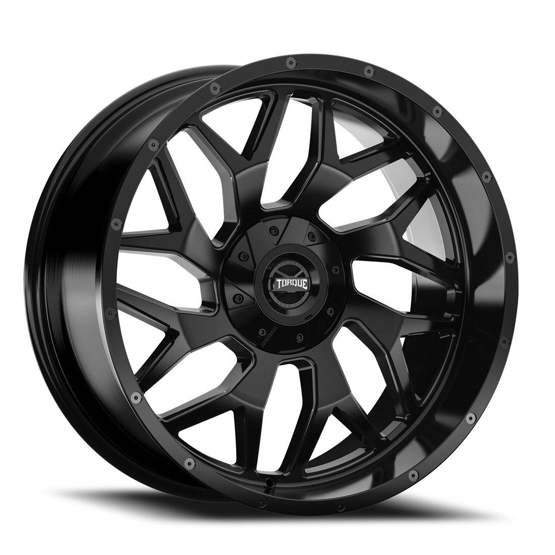 Torque Wheels Vortex TW427C Satin Black 22x10 -18mm Offset 6x135,6x139.7 (6x5.5)