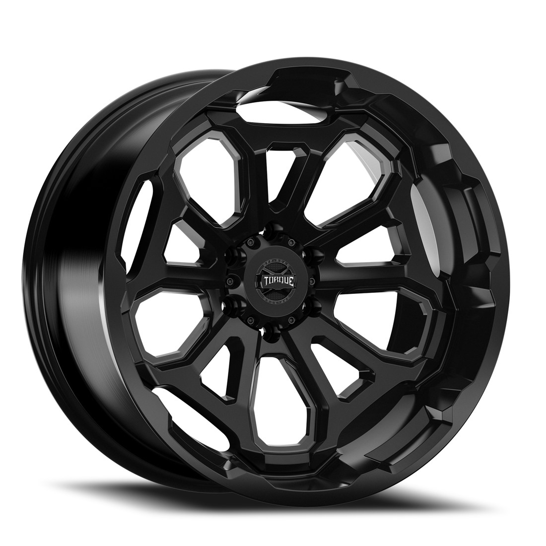 Torque Wheels Overdrive TW404C Satin Black 20x9 0mm Offset 8x165.1 (8x6.5)