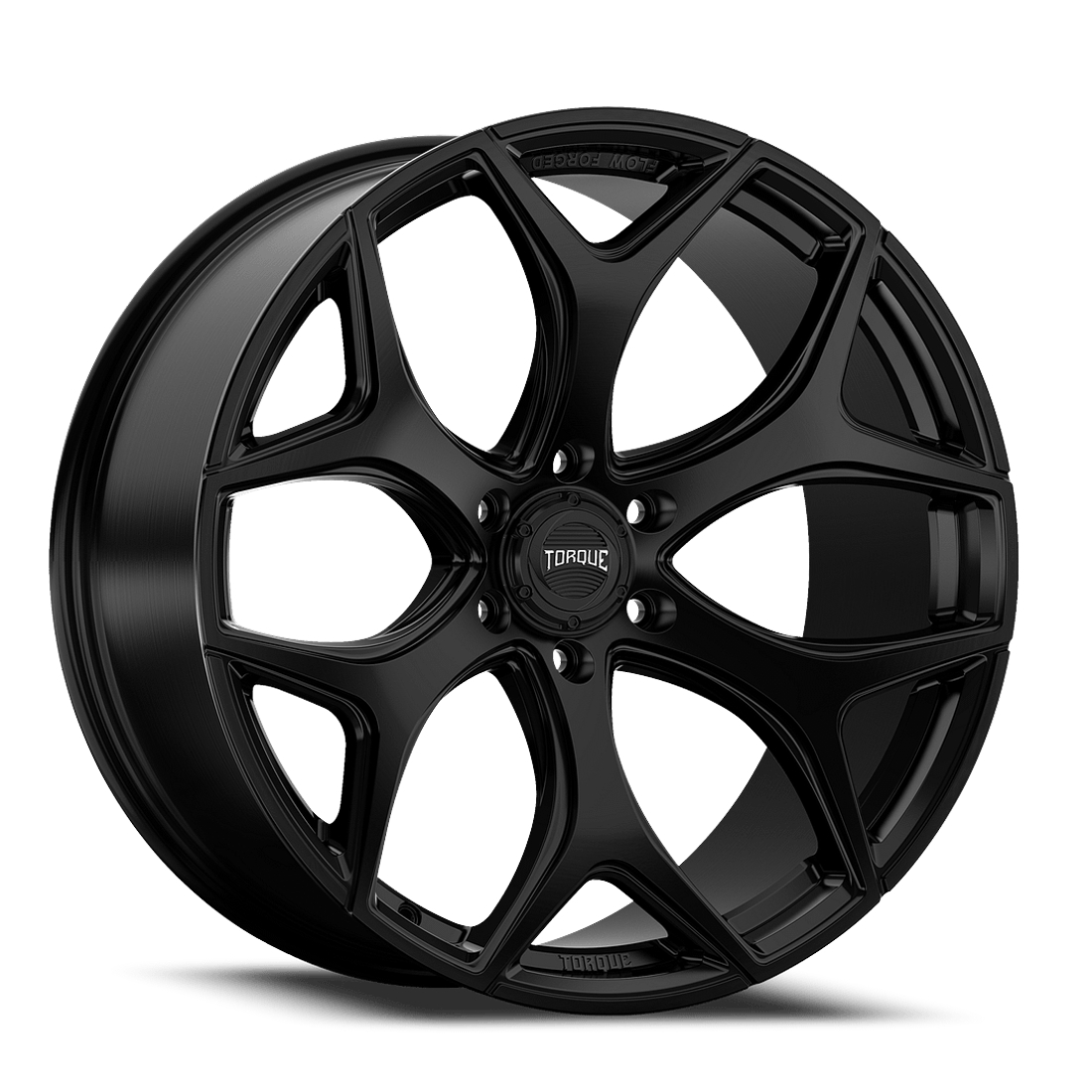 Torque Wheels Velocity TW118R Satin Black 22x10 25mm Offset 6x135