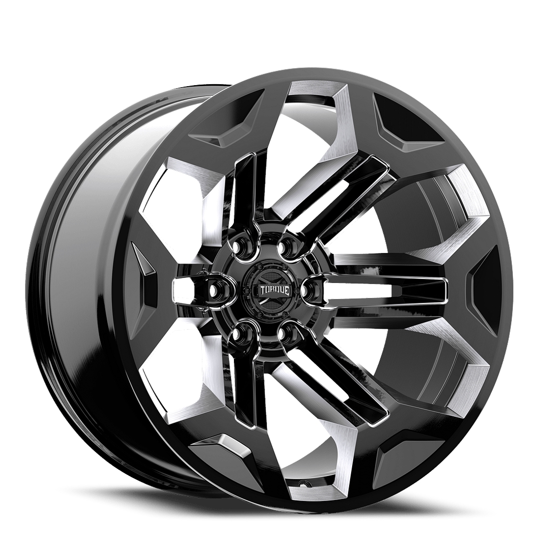 Torque Wheels Pulse TW405C Gloss Black Milled 20x9 0mm Offset 6x135