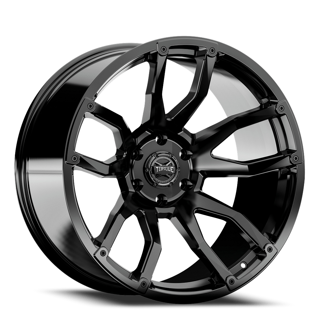 Torque Wheels Impact TW403C Gloss Black 20x10 -18mm Offset 5x127 (5x5)