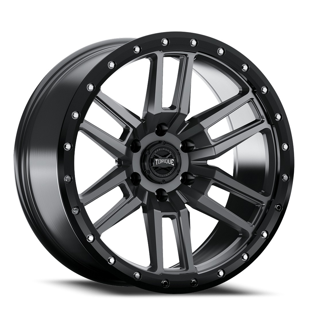 Torque Wheels Pritchett TW411C Satin Anthracite Satin Black Lip 20x9 0mm Offset 8x170
