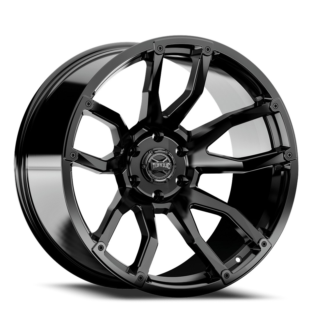 Torque Wheels Impact TW403C Gloss Black 22x10 -18mm Offset 5x127 (5x5)