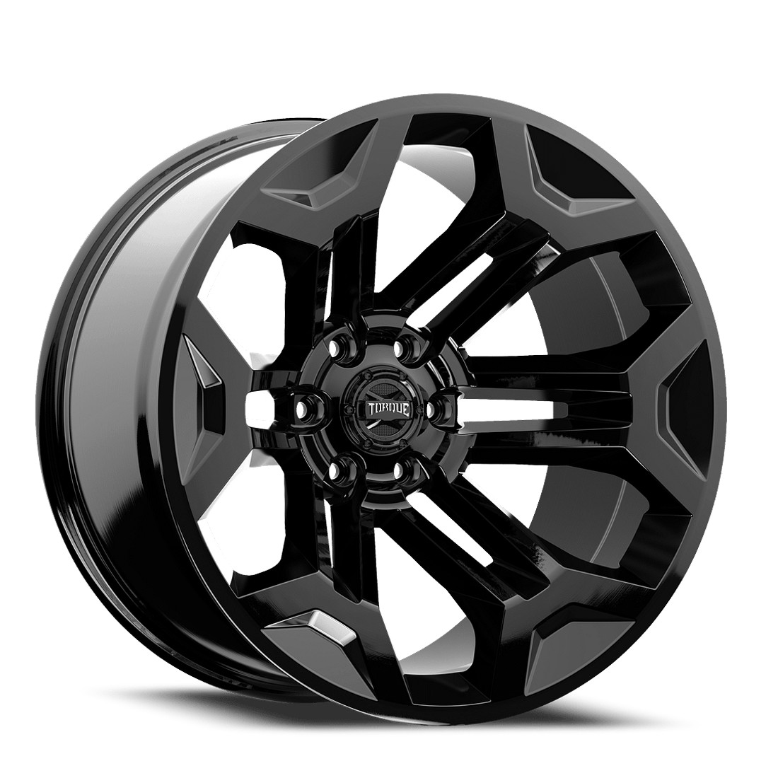 Torque Wheels Pulse TW405C Gloss Black 22x11 -25mm Offset 8x170