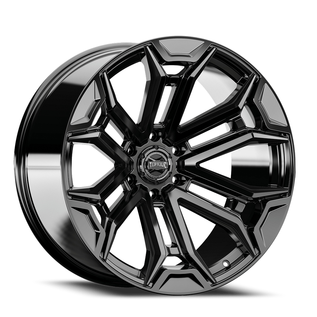 Torque Wheels Maverick TW415C Gloss Black Milled Dark Tint 22x11 -32mm Offset 6x139.7 (6x5.5)