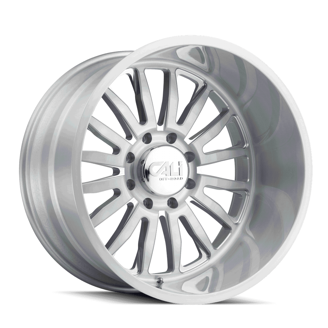 Cali Offroad Wheels Summit 9110 Brushed & Clear Coated 20x9 0mm Offset 8x165.1 (8x6.5)