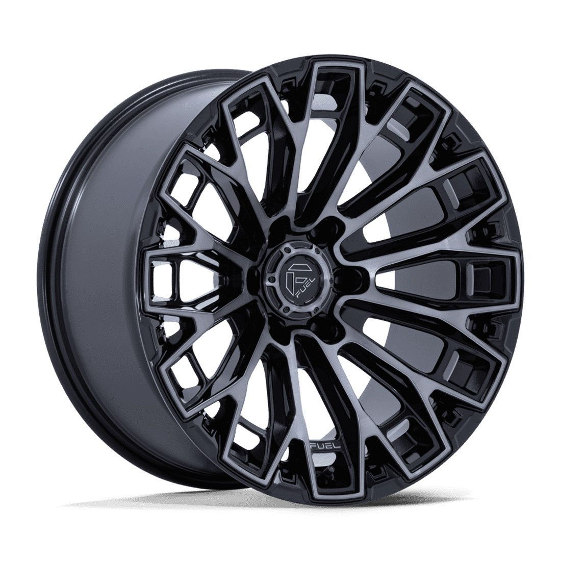 Fuel Offroad Wheels Trax FC882 Gloss Black Machined Face Dark Tinted Clear 17x9 20mm Offset 6x139.7 (6x5.5)