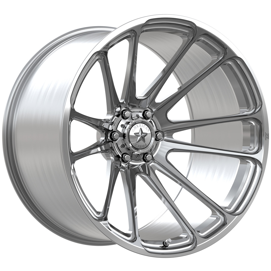 American Force Forged Wheels Oxide ZL Z102 Polished 22x12 -40mm Offset 5x135