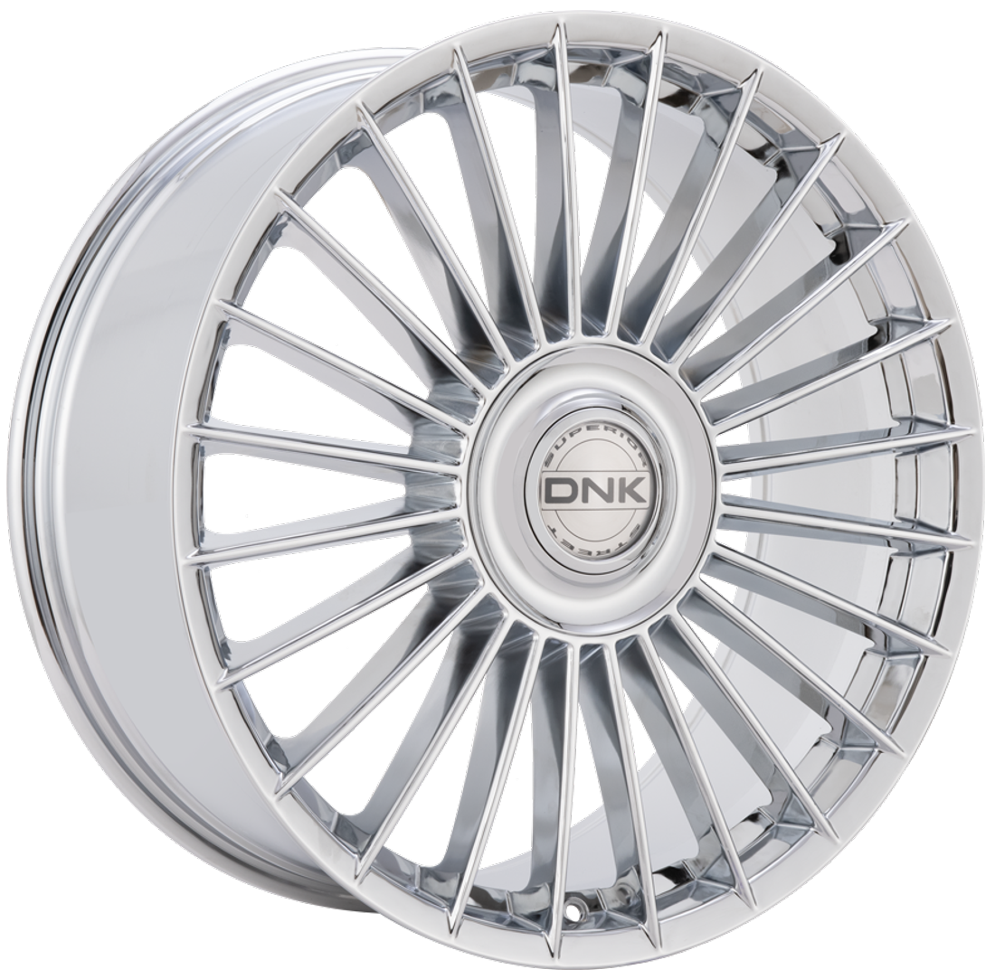 DNK Street Wheels 709 Chrome 22x9 40mm Offset 5x114.3 (5x4.5),5x120