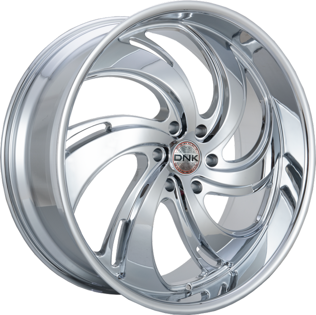 DNK Street Wheels 702 Chrome 22x9 35mm Offset 5x114.3 (5x4.5)