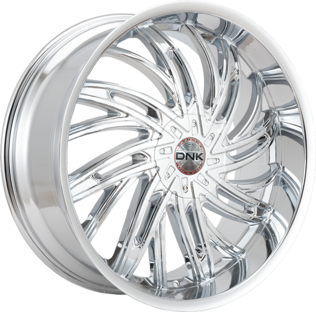 DNK Street Wheels 701 Chrome 24x10 30mm Offset 6x135,6x139.7 (6x5.5)
